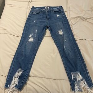 JBD Distressed Blue Women's Jeans